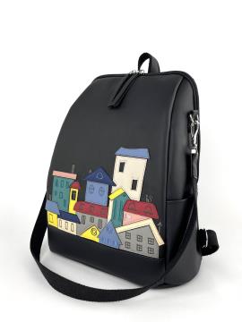 Фото товара: рюкзак с отделением для ноутбука 240008 черный. Фото - 1.