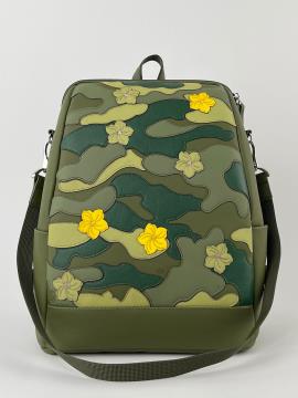 Фото товара: рюкзак с отделением для ноутбука 240025 оливковый. Фото - 1.