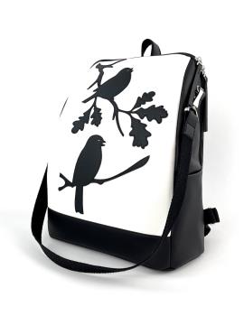 Фото товара: рюкзак з відділенням для ноутбука 240040 чорно-білий. Фото - 1.