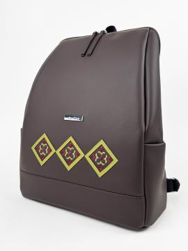 Фото товара: рюкзак з відділенням для ноутбука 250057 коричневий. Фото - 2.