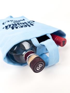 Фото товара: wine bag wb0010 блакитний. Фото - 2.